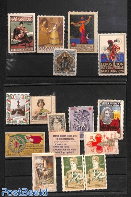 Lot poster stamps