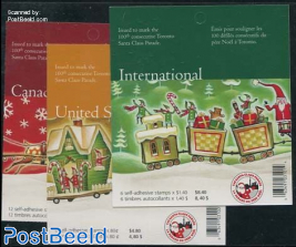 Christmas 3 foil booklets