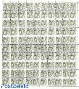 Michel No. 1736 complete sheet of 100 (Mi. Cat. Value: €600.00)