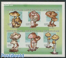Mushrooms 6v m/s, imperforated