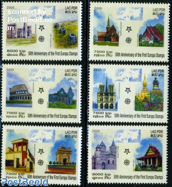 50 Years Europa stamps 6v
