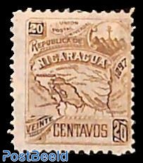 20c, with WM, Stamp out of set